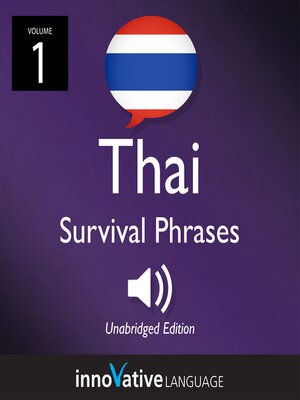 cover image of Learn Thai: Thai Survival Phrases, Volume 1